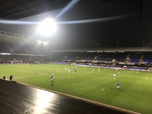 Match sponsor for Ipswich v Barnsley - an office outing to Portman Road Stadium, Sponsors Box