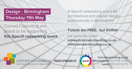 Specifi Design Event, Birmingham - 11th May