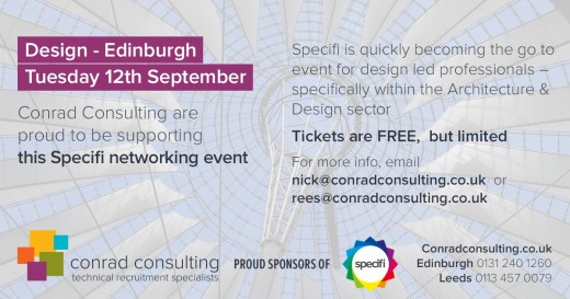 Specifi Design Event, Edinburgh - 12th September