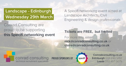 Specifi Landscape Event, Edinburgh - 29th March