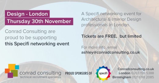 Design Event, London - 30th November